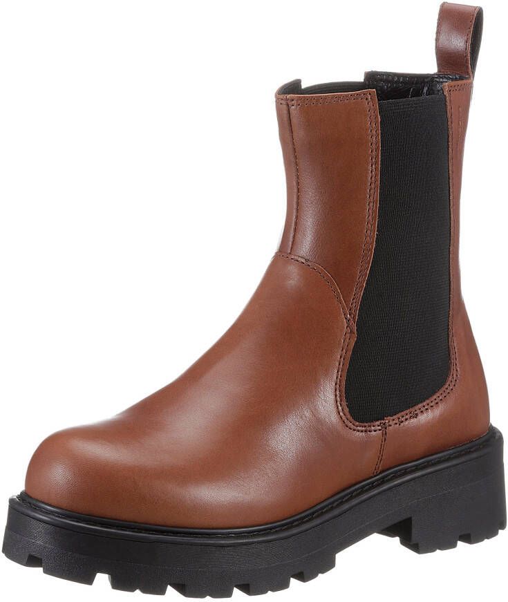 VAGABOND SHOEMAKERS Laarzen 'Womens Cosmo 2.0 Cow Leather Cognac Ankle Boots' bruin