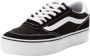 Vans Brooklyn LS Platform SUEDE CANVAS Dames Sneakers BLACK WHITE - Thumbnail 2