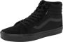 Vans Sk8-Hi Heren Schoenen Black Leer Textil 5 Foot Locker - Thumbnail 2
