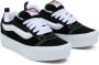 Vans Knu Stack Sneakers Leren Sneaker Dames Zwart - Thumbnail 3