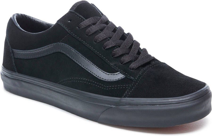 Vans Klassieke Canvas Sneaker met Dikke Rubberen Zool Black Dames - Foto 4