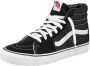 Vans Ua Sk8 Hi Black Black White Schoenmaat 38 1 2 Sneakers VD5IB8C - Thumbnail 5