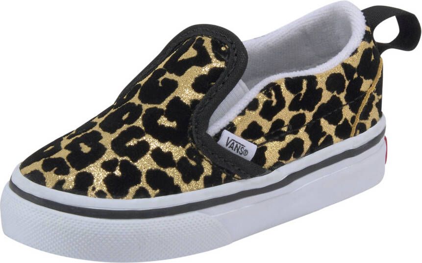Vans Kinder Kids Lifestyle Classic FTW Sneaker Td Slip-On V (Flocked Leopard) Black True White - Foto 3