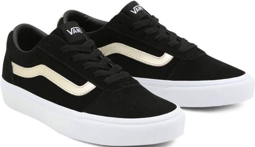 Vans Dames Wm Ward Suede Metalic Black Gold ZWART - Foto 2