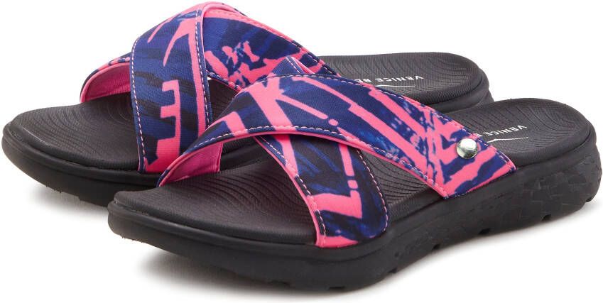 Venice Beach Badslippers Pantolette mule sandaal open schoen badschoen VEGAN