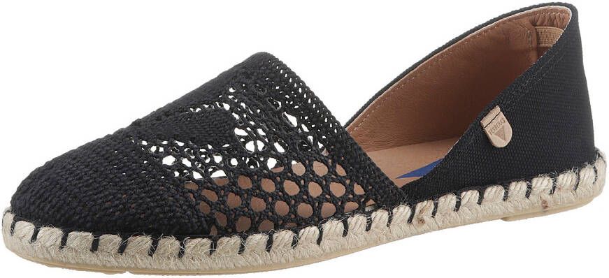VERBENAS Espadrilles Carmen Calpe in moderne haak-look