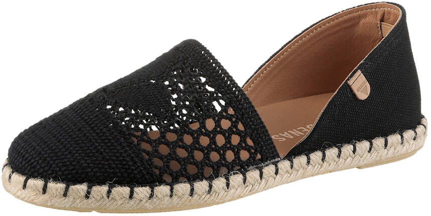 VERBENAS Espadrilles Carmen Crochet-Lino Paris slippers zomerschoen strandschoen in haak-look