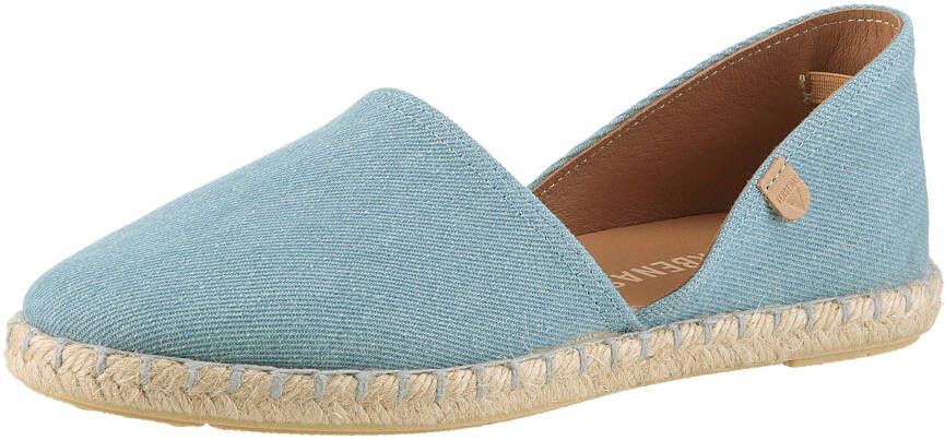 VERBENAS Espadrilles CARMEN DENIM slippers zomerschoen strandschoen in jeanslook