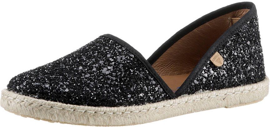 VERBENAS Espadrilles CARMEN GLITTER slipper zomerschoen strandschoen met glitter