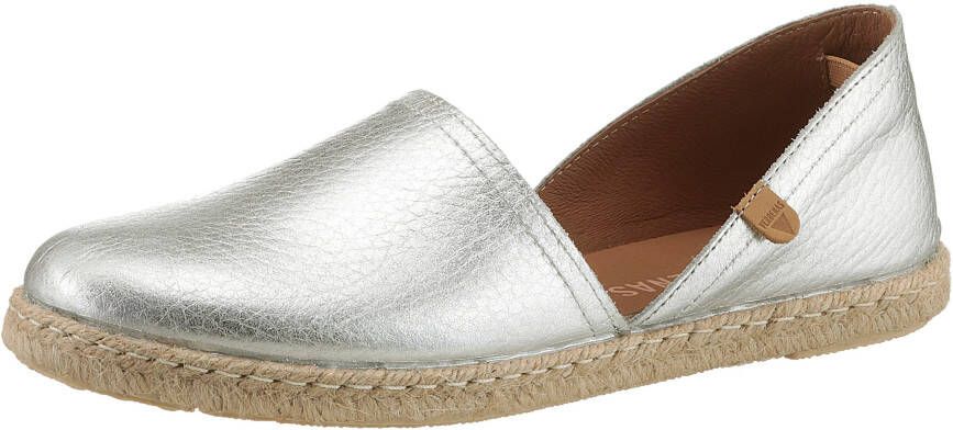 VERBENAS Espadrilles CARMEN NUCLEO METAL slipper zomerschoen strandschoen in metallic look
