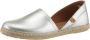 VERBENAS Espadrilles CARMEN NUCLEO METAL slipper zomerschoen strandschoen in metallic look - Thumbnail 2