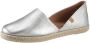 Verbenas Carmen Nucleo meal leren espadrilles zilver - Thumbnail 2