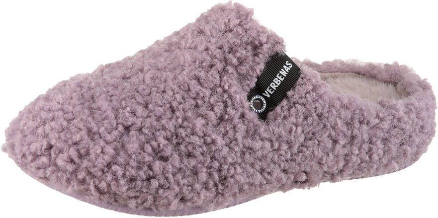 VERBENAS Pantoffels pantoffel homeslipper clog in knuffelige uitstraling