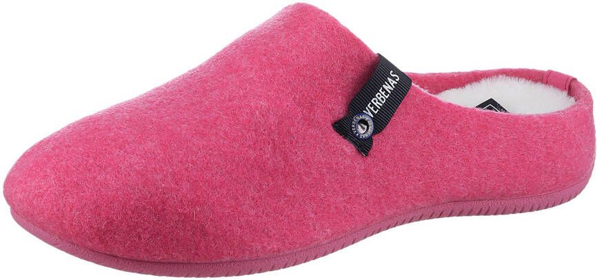 VERBENAS Pantoffels York Fieltro pantoffel homeslipper klomp met warme binnenzool