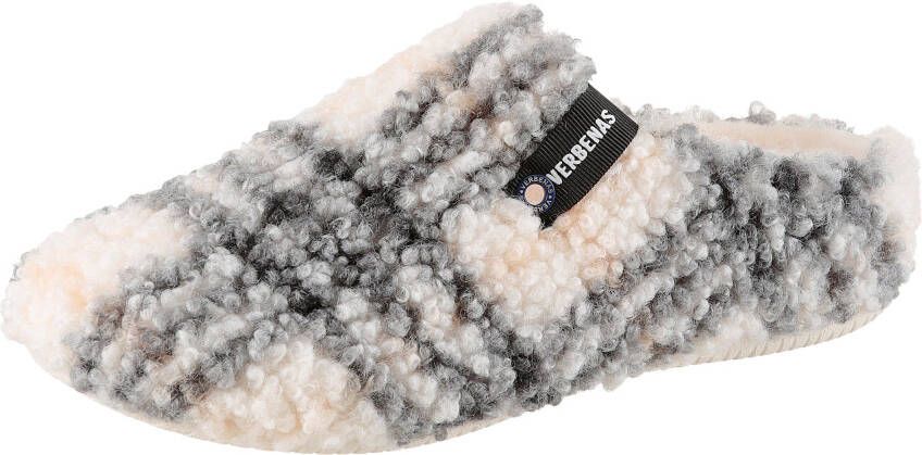 VERBENAS Pantoffels YORK GALES in geruite look