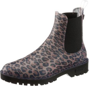 VERBENAS Regenlaarzen Gaudi Igor in trendy luipaard-look