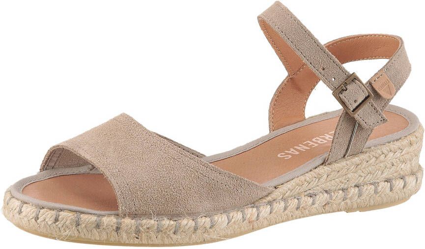 VERBENAS Sandalen VALERIE SERRAJE zomerschoen riemchensandalette vakantieschoen met sleehak