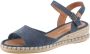 VERBENAS Sandalen VALERIE SERRAJE zomerschoen riemchensandalette vakantieschoen met sleehak - Thumbnail 1