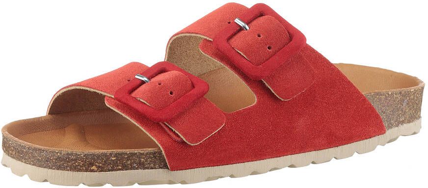 VERBENAS Slippers Randell Velour zomerschoen slippers huisschoen vakantieschoen met zacht voetbed