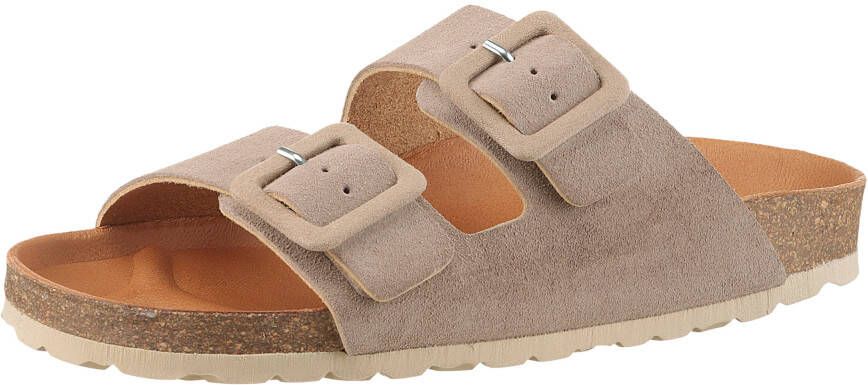 VERBENAS Slippers Randell Velour zomerschoen slippers huisschoen vakantieschoen met zacht voetbed