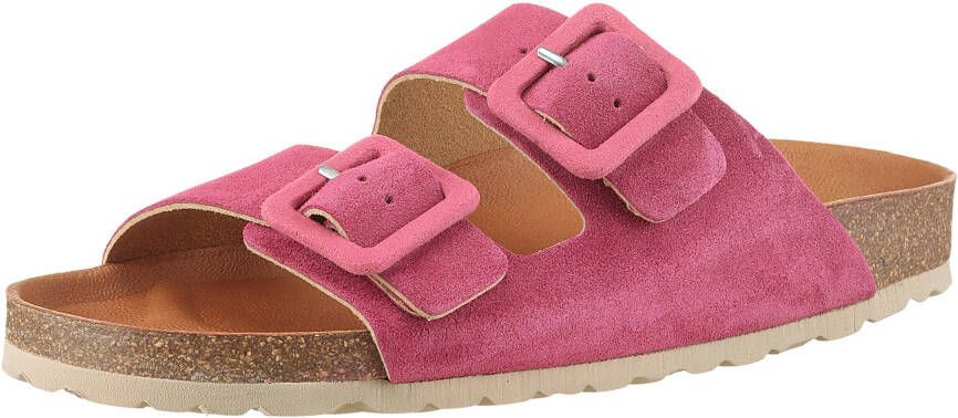 VERBENAS Slippers Randell Velour zomerschoen slippers huisschoen vakantieschoen met zacht voetbed