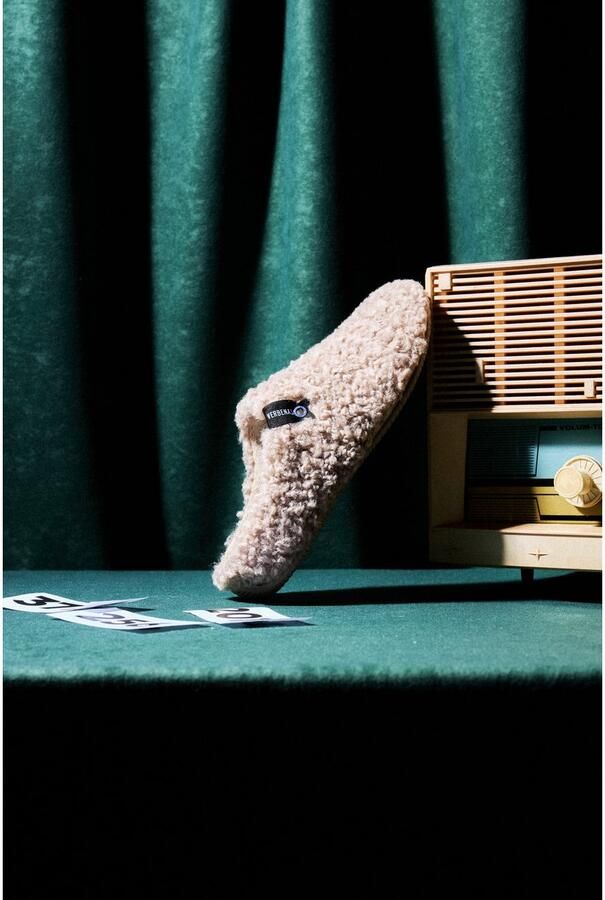 VERBENAS Pantoffels pantoffel homeslipper clog in knuffelige uitstraling - Foto 3