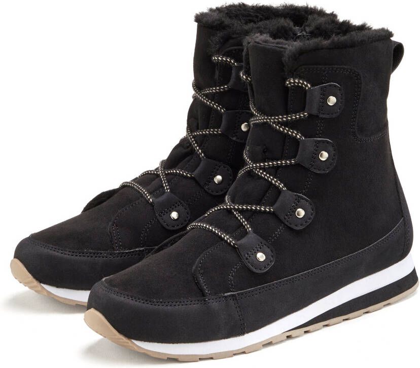 Vivance Laarsjes met warm voering winterlaarzen laarzen boots vegan