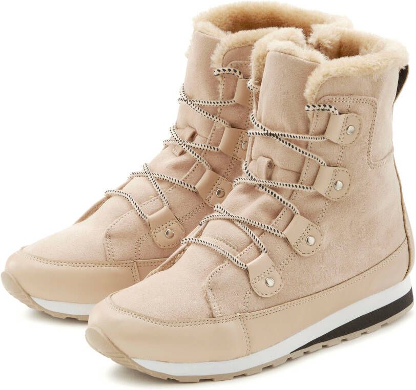 Vivance Laarsjes met warm voering winterlaarzen laarzen boots vegan