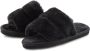Vivance Slippers Pantoffel pluche pantoffels mule open schoen - Thumbnail 1