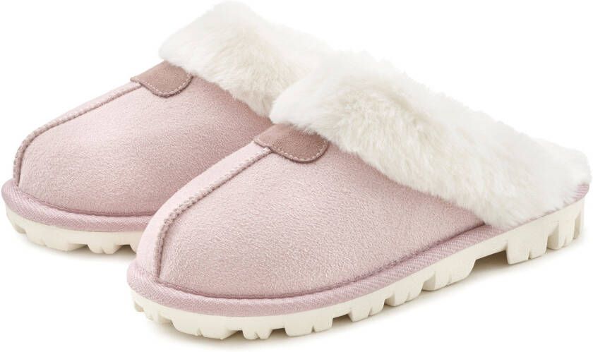 Vivance Slippers Pluche pantoffels pantoffel pantoffels klompen slippers