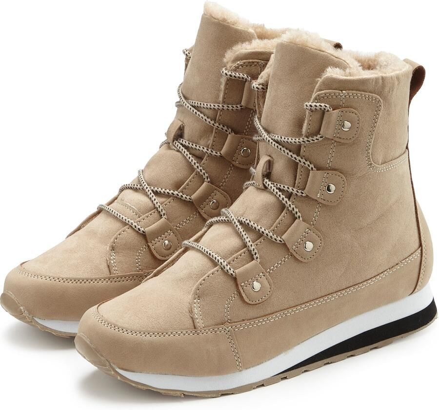 Vivance Laarsjes met warm voering winterlaarzen laarzen boots vegan - Foto 5