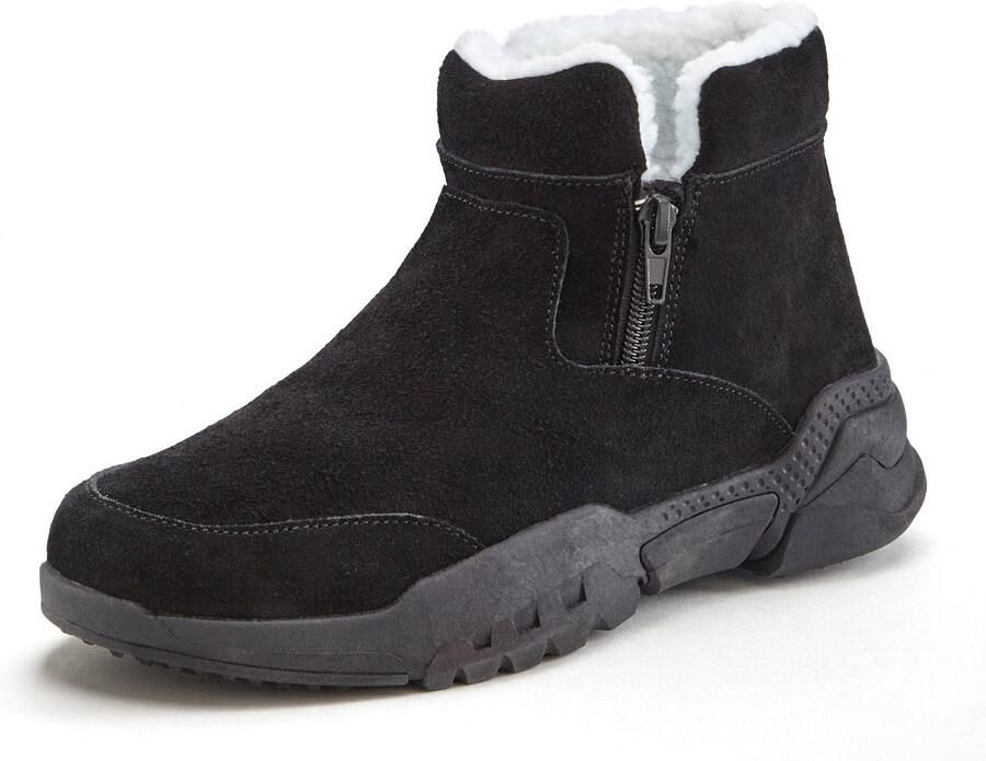 Vivance Laarsjes van veloursleer en met warme voering winterlaarzen laarzen boots - Foto 3