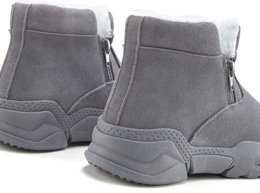 Vivance Laarsjes van veloursleer en met warme voering winterlaarzen laarzen boots - Foto 3