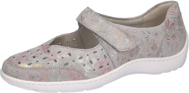 Waldläufer Ballerina's met riempje Henni sleehak lage schoen comfortabele schoen met perforatie breedte h