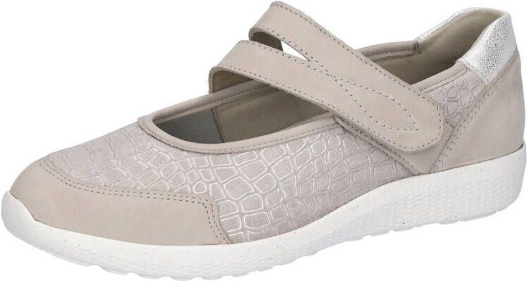 Waldläufer Ballerina's met riempje K-Ira lage schoen comfortabele schoen extra brede breedte k voor de stevige voet