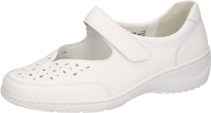 Waldläufer Ballerina's met riempje KYA lage schoen comfort schoen perforatiepatroon comfortbreedte k (= extra breed)
