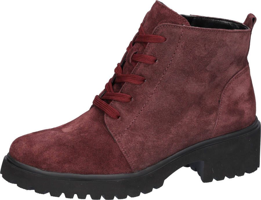 Waldläufer Hoge veterschoenen H-LUISE enkellaars blokhak in comfortabele schoenwijdte g (= breed)