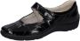Waldläufer Klittenbandschoenen Henni in glanzende lak-look breedte h - Thumbnail 1