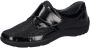 Waldläufer Klittenbandschoenen HENNI-Soft comfortabele schoen comfortabele schoen in lak-look breedte h = zeer breed - Thumbnail 1