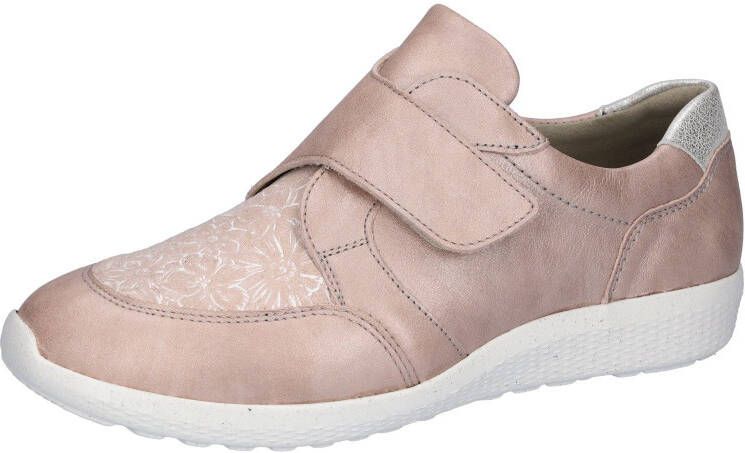 Waldläufer Klittenbandschoenen M-Ira Lage schoen vrijetijdsschoen comfort schoen met bloemenprint breedte M