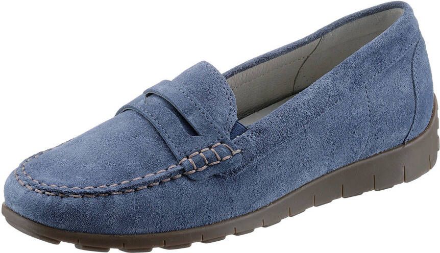 Waldläufer Mocassins H-LUCY Slipper vrijetijdsschoen lage schoen met typische frame-naad H-breedte