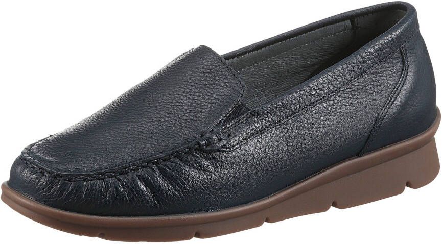 Waldläufer Mocassins HOXY Sleehak lage schoen comfort schoen in extra brede schoenmaat K