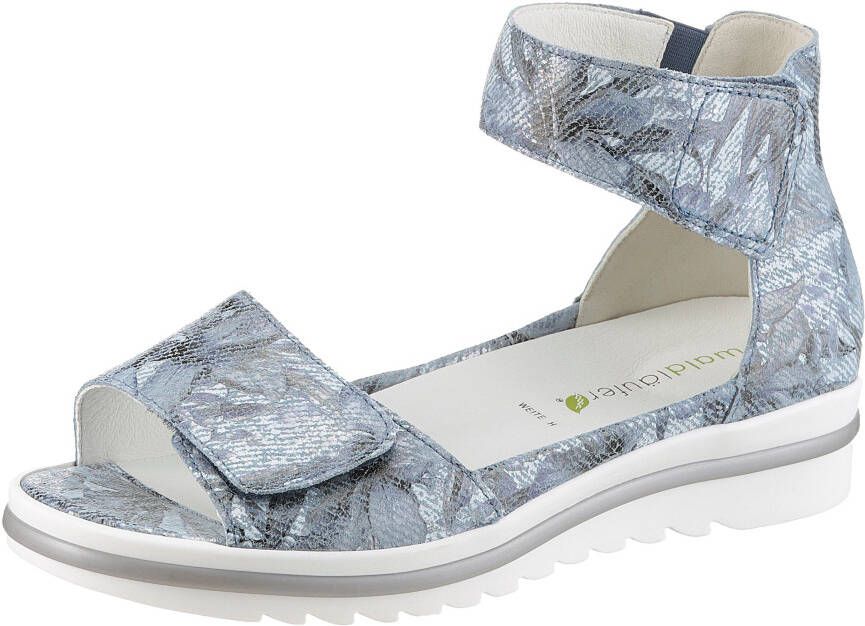 Waldläufer Plateausandalen HAKURA sandaal zomerschoen comfort-schoen met klittenbandsluitingen h-breedte