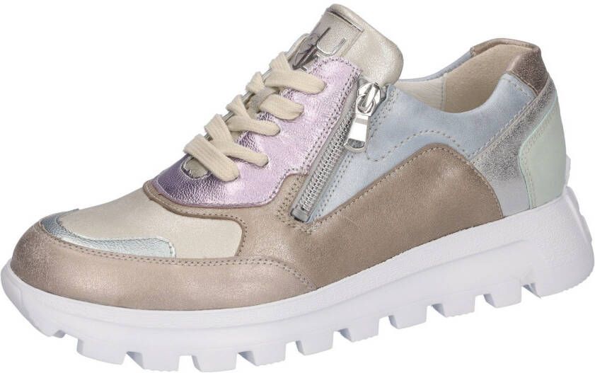 Waldläufer Plateausneakers H-AJALA veterschoenen lage schoen comfortabele schoen in h-breedte (=zeer breed)