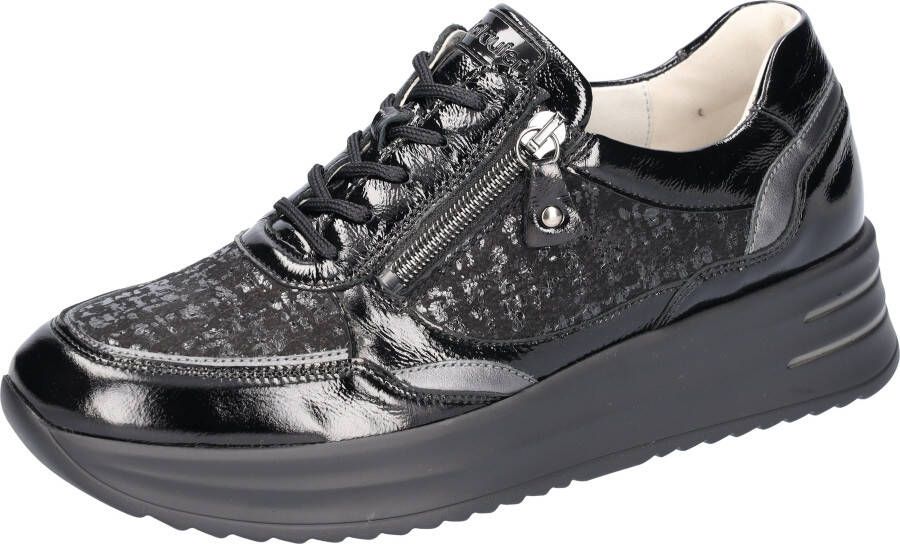 Waldläufer Plateausneakers H-ARIANNA vrijetijdsschoen lage schoen veterschoen in comfortabele breedte g (= wijd)