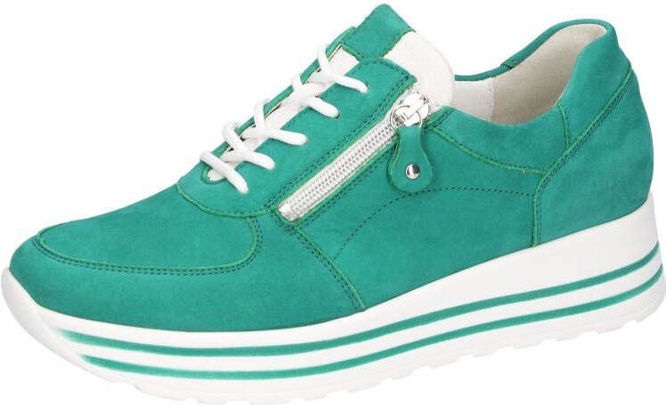 Waldläufer Plateausneakers H-Lana veterschoenen lage schoen comfort schoen rits h-breedte