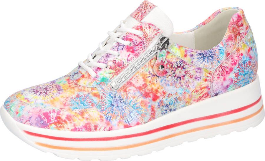 Waldläufer Plateausneakers H-Lana veterschoenen lage schoen comfort schoen rits h-breedte