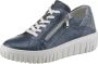 Waldläufer Plateausneakers H-LIVIA veterschoenen lage schoen vrijetijdsschoen met buitenrits - Thumbnail 1