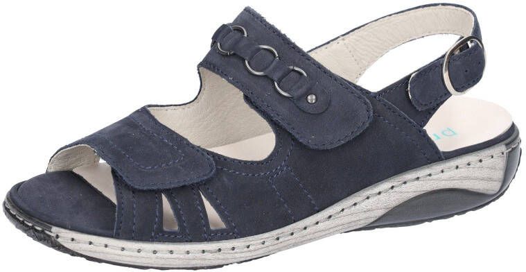 Waldläufer Sandalen Garda zomerschoen sandaal sleehak met drukknoop g-breedte