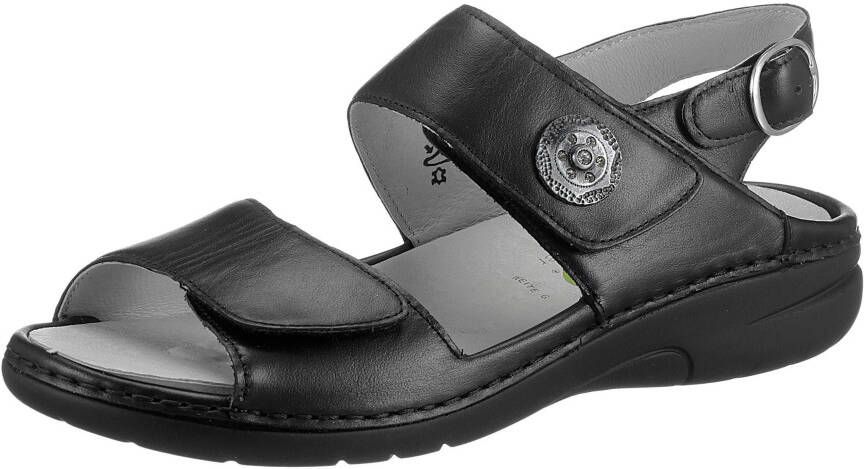 Waldläufer Sandalen GUNNA zomerschoen sandaal sleehak met klittenband breedte g = breed